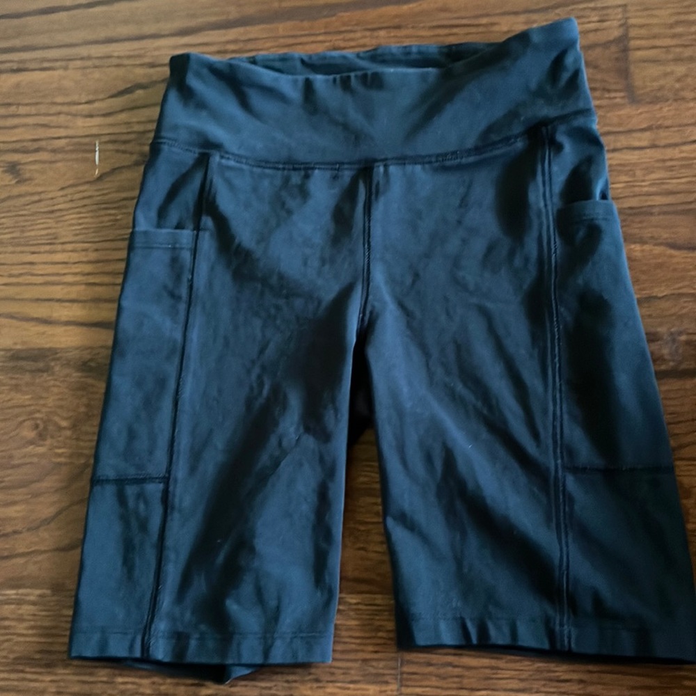 Yoga Shorts From J-crew Black with pockets